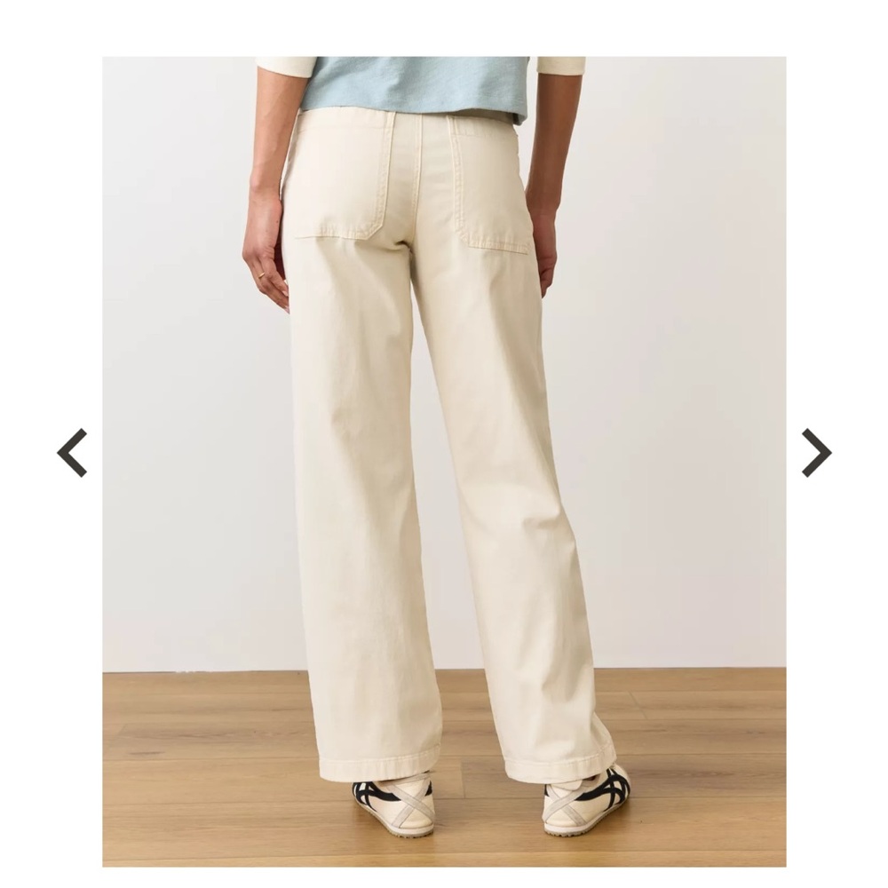 Marine Layer Saturday Pants Small Women’s Khaki $128 - Picture 8 of 11